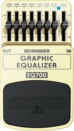 BEHRINGER EQ700 - Педаль эффектов 7-полосный эквалайзер для гитар и клавишных.
