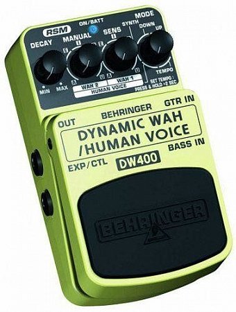 BEHRINGER DW400 DYNAMIC WAH педаль для электрогитары, эффект авто-вау (с имитацией голоса)