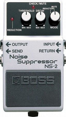 BOSS NS-2 Noise Suppressor педаль для электро и бас гитары