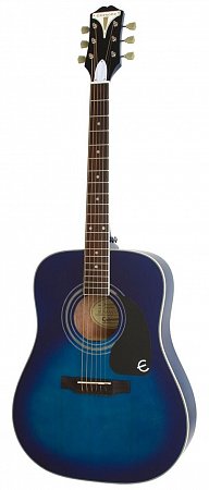 EPIPHONE PRO-1 PLUS Acoustic Trans Blue акустическая гитара