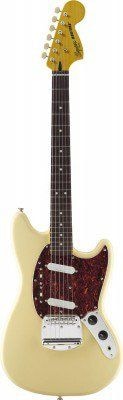 FENDER SQUIER VINTAGE MODIFIED MUSTANG RW VINTAGE WHITE электрогитара, цвет белый