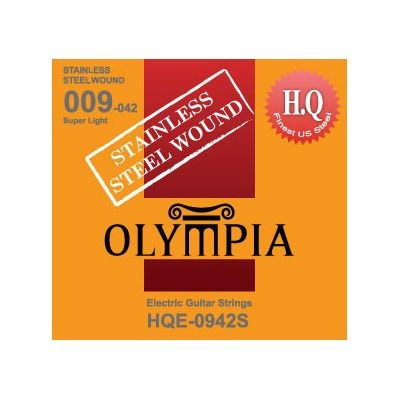 Olympia HQE0942S струны для электрогитары Stainless Steel Wound