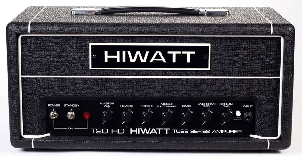 HIWATT T20HD усилитель для электрогитары ламповый, 10/20 Вт, 2x12AX7, 1x12AU7, 2xEL84