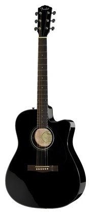 FENDER CD-140SCE DREADNOUGHT BLACK электроакустическая гитара