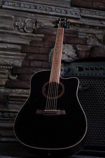 Акустическая гитара CRUZER SDC-24EQ/BK