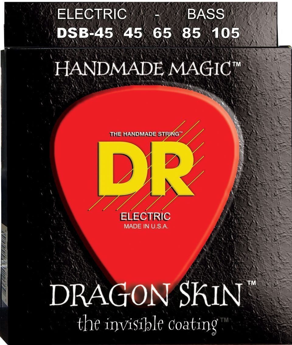 Dragon Skin Струны для бас гитар DR DSB-45(45-105) 