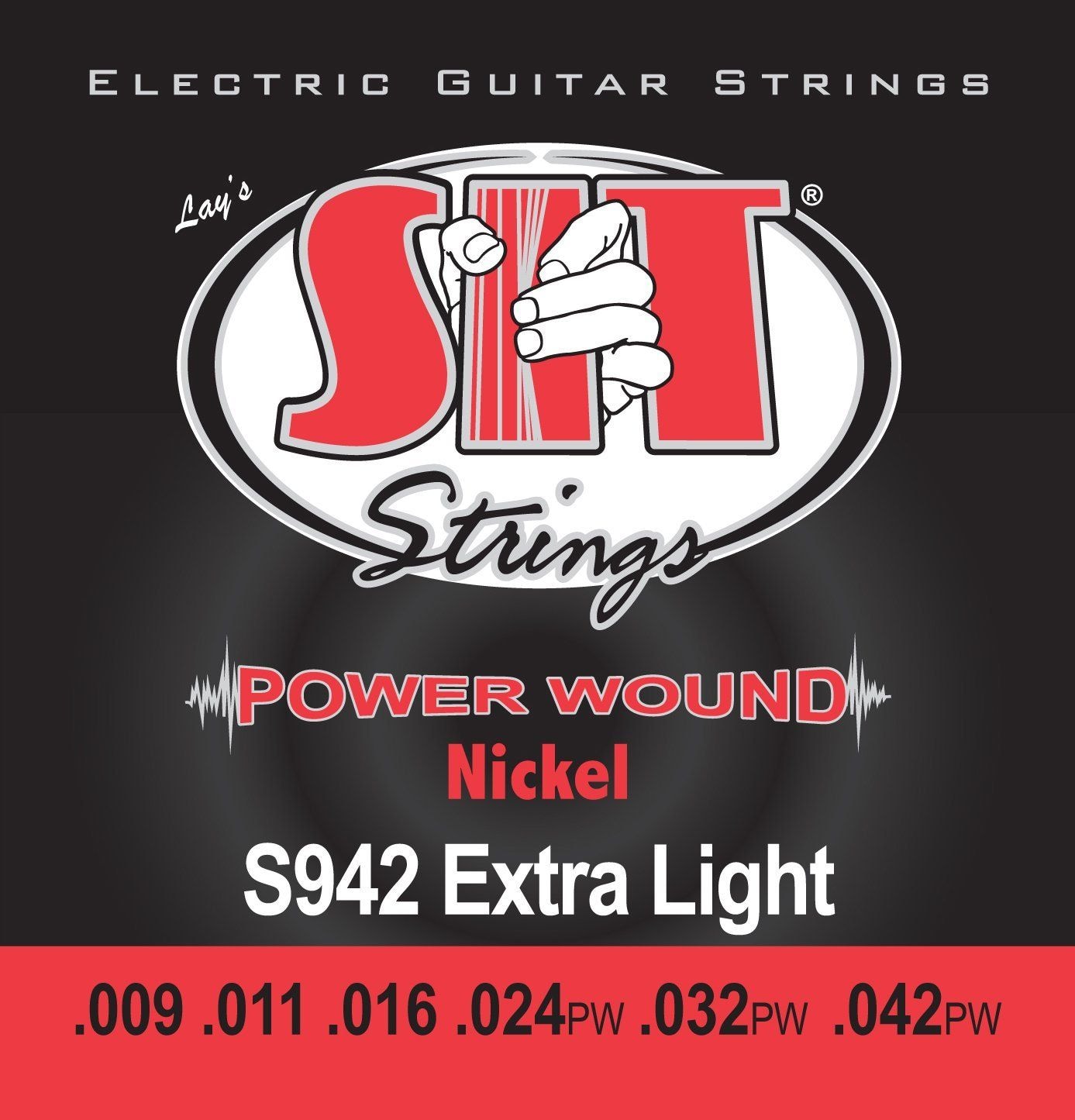 POWER WOUND Струны для электрогитары SIT S942 (9-11-16-24-32-42) 
