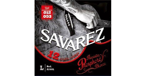 Acoustic F. Bronze Струны для 12-струнных акустических гитар SAVAREZ A240L (12/12-16/16-24/10-32/14-42/20-53/29)