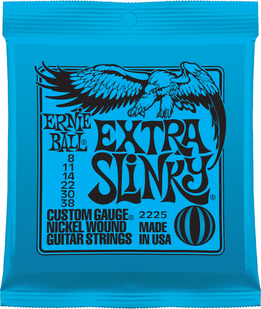 Ernie Ball 2225 струны для электрогитары Nickel Wound Extra Slinky