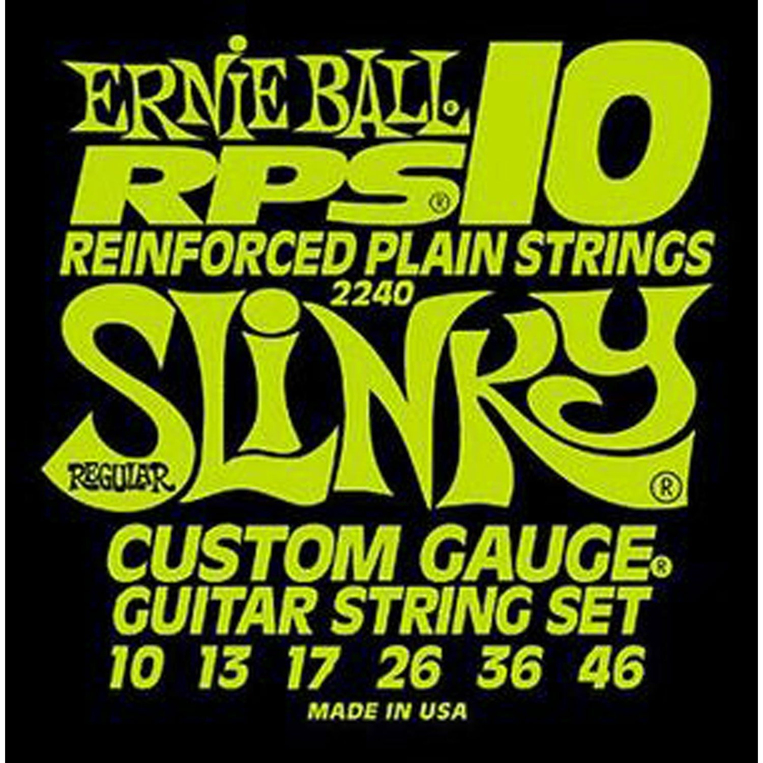 RPS струны для электрогитары ERNIE BALL 2240 (10-13-17-26-36-46) 
