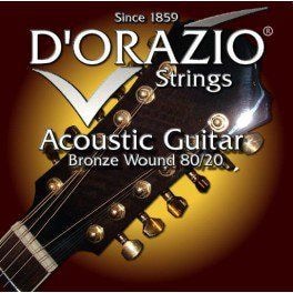 Bronze 80/20 Струны для акустических гитар D'ORAZIO 9 
