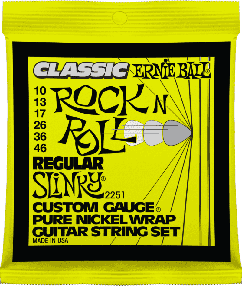 Ernie Ball 2251 струны для электрогитары Classic Pure Nickel Regular Slinky