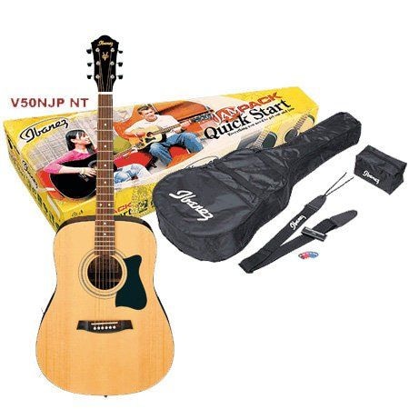 IBANEZ V50NJP NATURAL набор: акустическая гитара