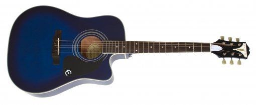 EPIPHONE PRO-1 ULTRA Acoustic/Electric Trans Blue электроакустическая гитара