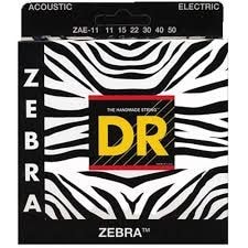 ZEBRA Струны для акустических и электро гитар DR ZAE-11 (11-50)