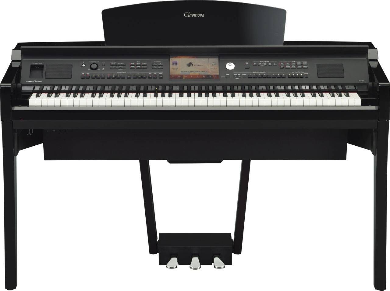 YAMAHA CVP-709PE цифровое пианино с автоаккомп. цвет Polish Ebony