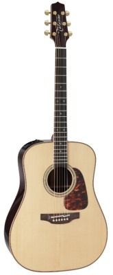 TAKAMINE PRO SERIES 7 P7D электроакустическая гитара типа DREADNOUGHT с кейсом, цвет натуральный