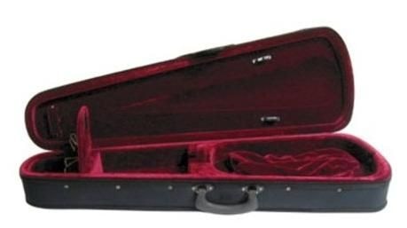 Кейс для скрипки BRAHNER VLS-90/BK 1/8 облегчённый с карманом, 2 лямки, форма трапеция, чёрный