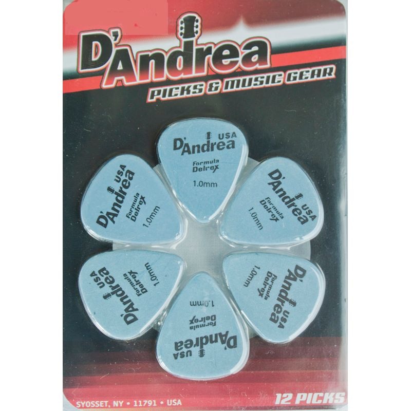 Медиаторы D'Andrea RPDX100 жесткие 1.0 мм