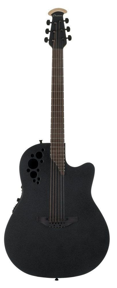 OVATION 1868TX-5 Elite T Super Shallow Black Textured электроакустическая гитара