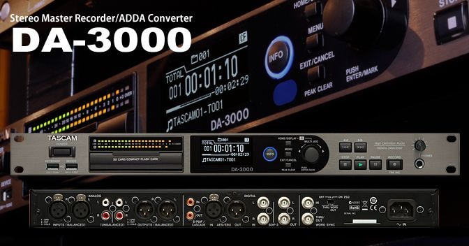 Tascam DA-3000 2-канальный HD мастер-рекордер