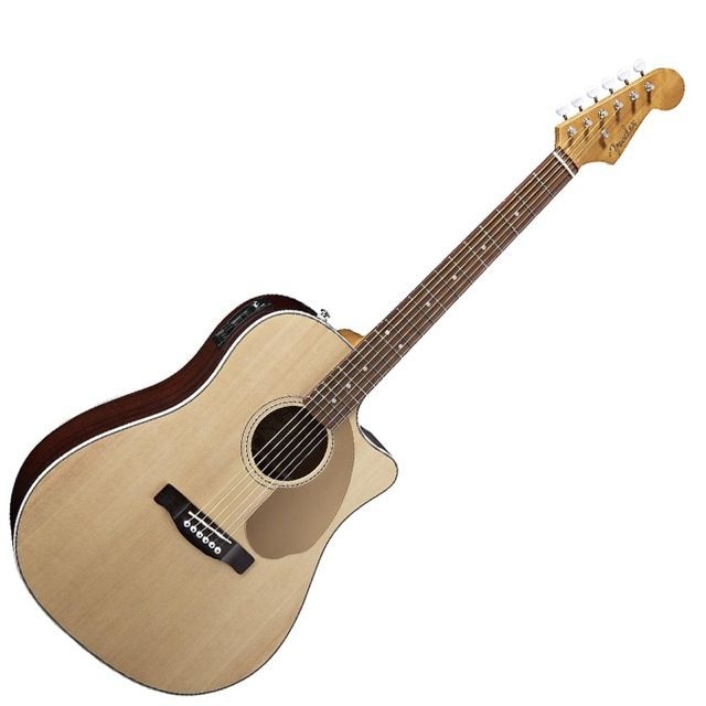 FENDER SONORAN SCE DREADNOUGHT NATURAL электроакустическая гитара без кейса