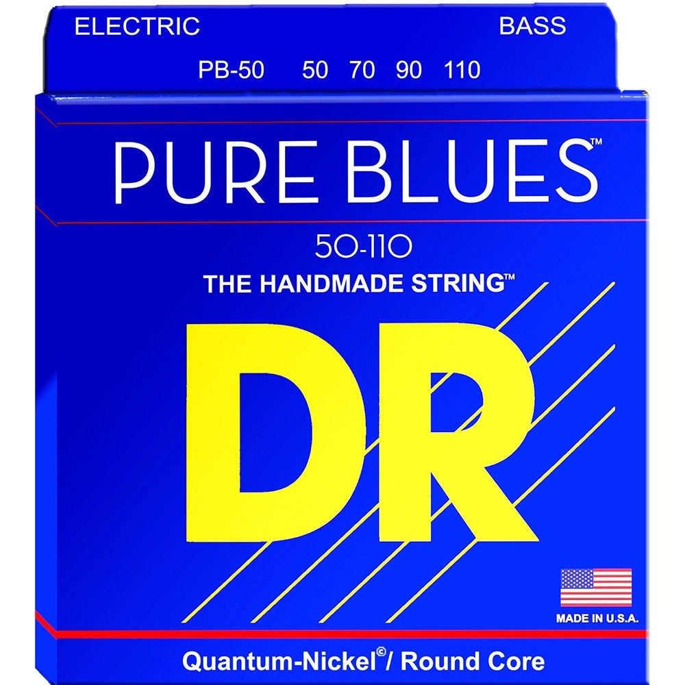 PURE BLUES Струны для бас гитар DR PB-50 (50-110)