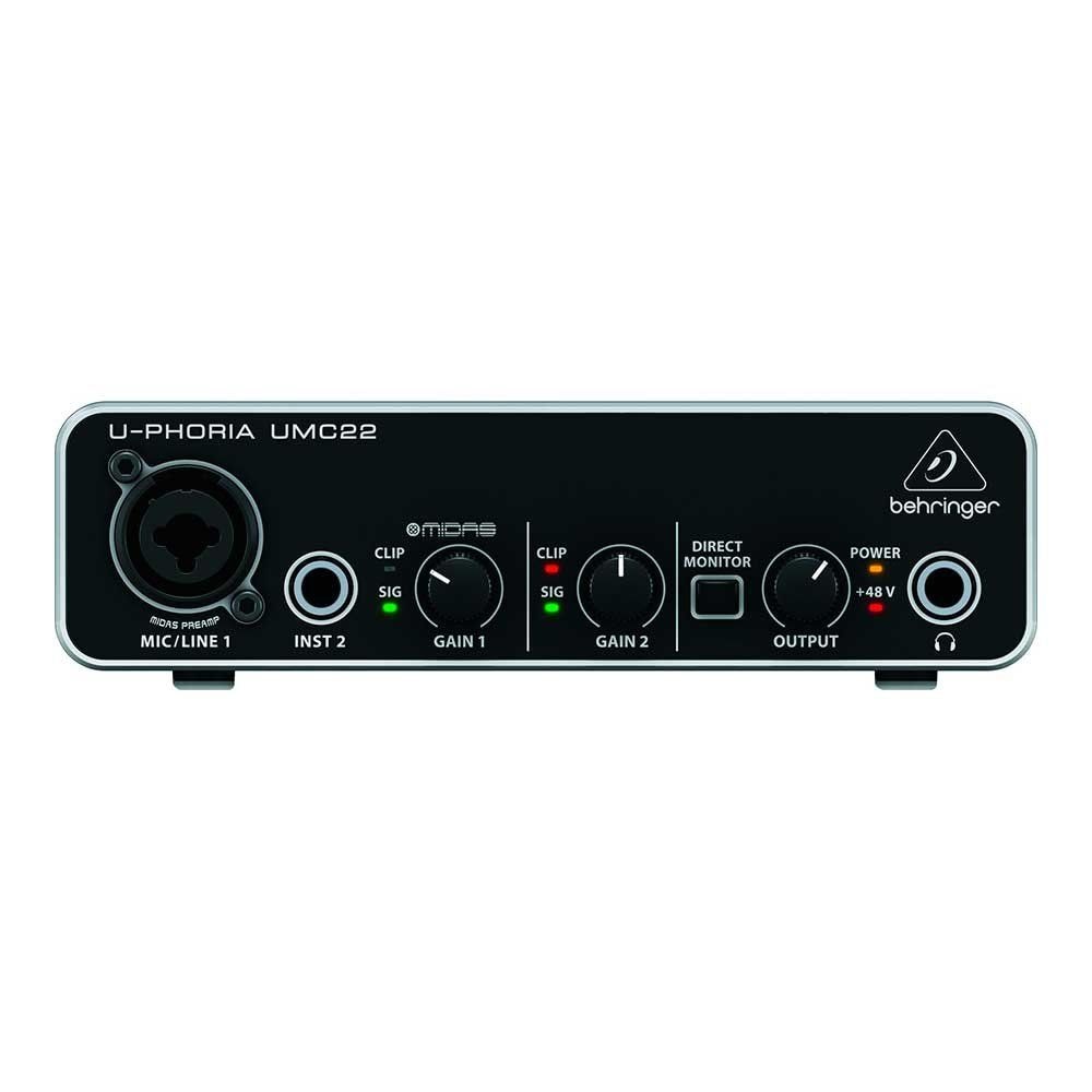 Behringer UMC22 внешний звуковой интерфейс