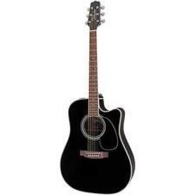 TAKAMINE LEGACY EF261S-BL электроакустическая гитара типа FXC CUTAVAY с кейсом, цвет черный