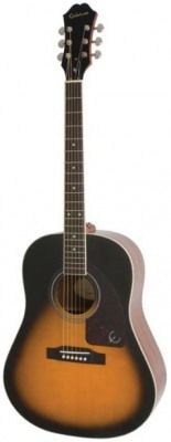 EPIPHONE AJ-220S Solid Top Acoustic Vintage Sunburst акустическая гитара