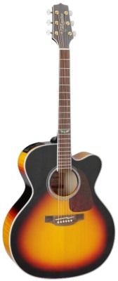 TAKAMINE G70 SERIES GJ72CE-BSB электроакустическая гитара типа Jumbo, цвет санберст