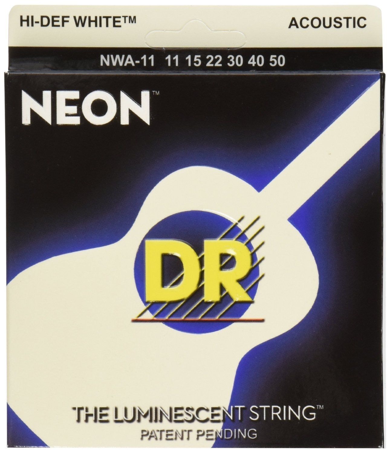 NEON Струны для акустических гитар DR NWA-11 (11-50) люминесцентные