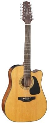 TAKAMINE G30 SERIES GD30CE-12NAT 12-струнная электроакустическая гитара типа DREADNOUGHT, цвет натуральный