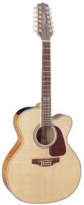 TAKAMINE G70 SERIES GJ72CE-12NAT 12-ти струнная электроакустическая гитара типа Jumbo, цвет натуральный