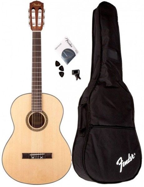 FENDER FC-100 CLASSICAL PACK классическая акустическая гитара с комплектом принадлежностей