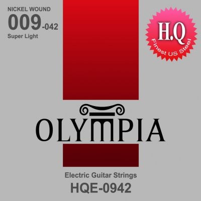 Olympia HQE0942 струны для электрогитары Nickel Wound 