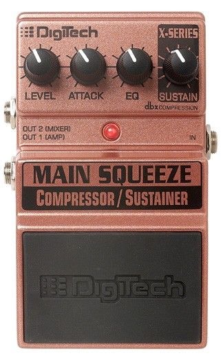 DIGITECH XMS Main Squeeze педаль для гитары, Compressor/Sustain от dbx
