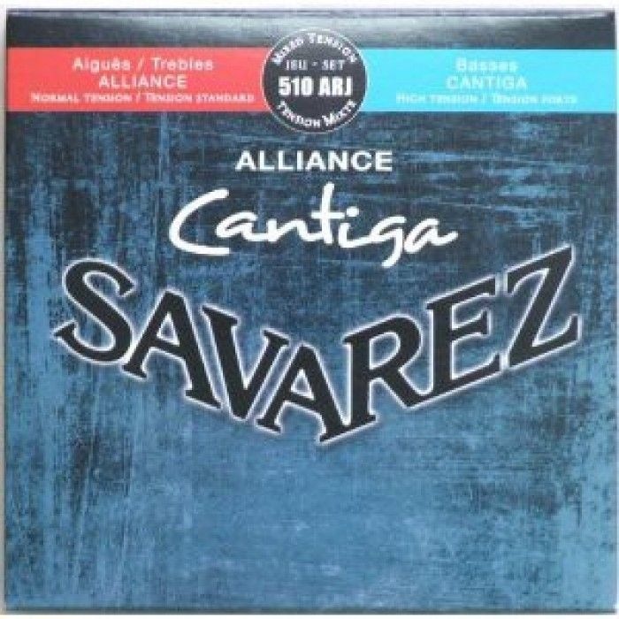 ALLIANCE CANTIGA Струны для классических гитар SAVAREZ 510 ARJ (24-27-33-30-36-44) 
