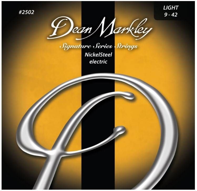 SIGNATURE NICKELSTEEL Струны для электро гитар DEAN MARKLEY 2502 (9-42) LT
