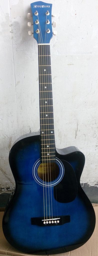 Suzuki SSG-6C BLS ак.гитара Cutaway, размер 4/4 (39”), цвет синий санберст, чехол в комплекте