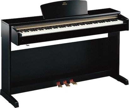 YAMAHA YDP-C71PE цифровое фортепиано, 88 клавиш GH, 128 нот полиф, 10 тембров, 2х20Вт, цвет черный полированный