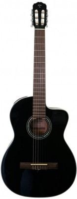 TAKAMINE G-SERIES CLASSICAL GC3CE-BLK классическая электроакустическая гитара, топ из массива ели, цвет черный