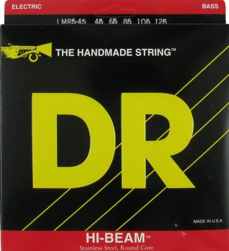 HI-BEAM Струны для бас гитар DR LMR5-45 (45-125) 5 струн HI-BEAM Струны для бас гитар DR LMR5-45 (45-125) 5 струн