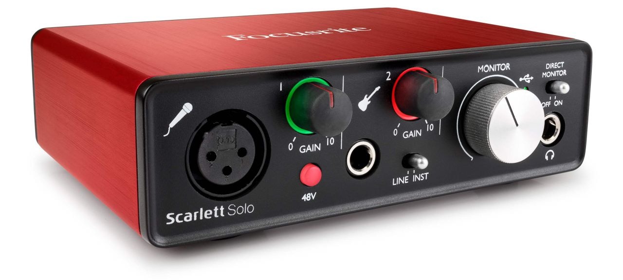 Звуковая карта FOCUSRITE Scarlett Solo 2nd Gen USB