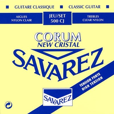 NEW CRISTAL CORUM Струны для классических гитар SAVAREZ 500 CJ (30-34-41-29-34-44)