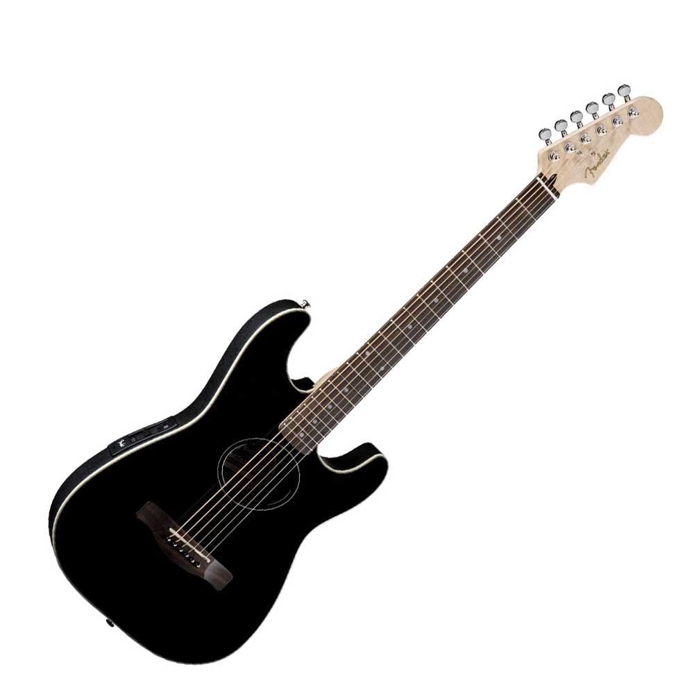 FENDER STRATACOUSTIC BLACK (V2) гитара электроакустическая