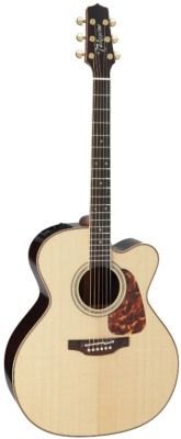 TAKAMINE P7JC электроакустическая гитара типа JUMBO CUTAWAY с кейсом, цвет натуральный