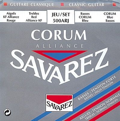 ALLIANCE CORUM Струны для классических гитар SAVAREZ 500 ARJ (24-27-33-29-34-44)