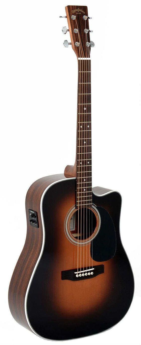 Акустическая гитара со звукоснимателем Sigma DRC-1STE-SB