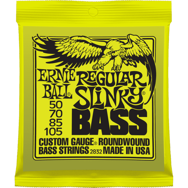 Ernie Ball 2832 струны для бас-гитары Nickel Wound Bass Regular Slinky